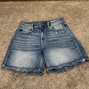 KanCan Distressed Denim Shorts